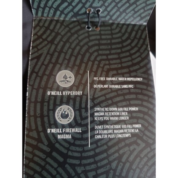 ONeill Phase Womens Puffer Jacket With Faux Fur Hood Size M Black NWT - Picture 14 of 14